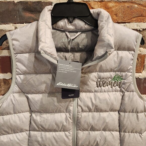 Eddie Bauer Cirruslite 650 Fill Down Puffer Vest Women’s Size Large StormRepel - Picture 4 of 13
